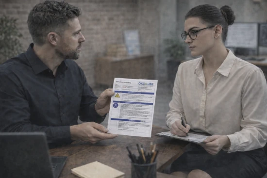 Die Geschäftsführerin wird zur Erstellung von Betriebsanweisungen beraten