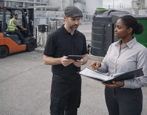 Besprechung der Prüfung einer AwSV Anlage